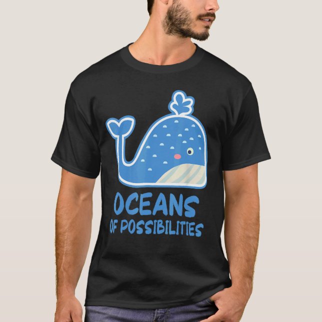 Oceans Of Possibilities Summer Reading 2022 Librar T-Shirt (Front)