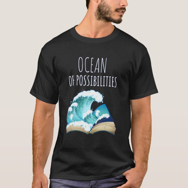 Oceans Of Possibilities Summer Reading 2022 Librar T-Shirt (Front)