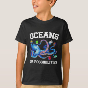 Oceans Of Possibilities Summer Reading 2022 Octopu T-Shirt