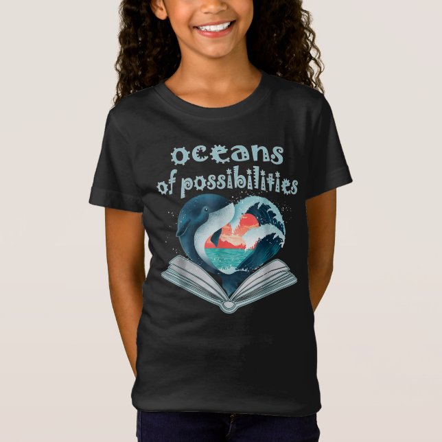 Oceans of Possibilities Summer Reading 2022 T-Shirt (Front)
