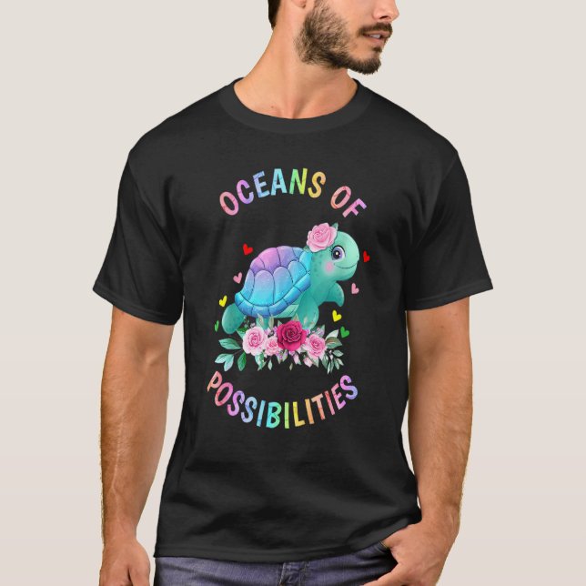 Oceans Of Possibilities Summer Reading 22 Libraria T-Shirt (Front)