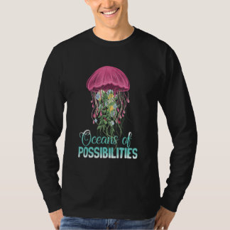 Oceans Of Possibilities Summer Reading Jellyfish 2 T-Shirt