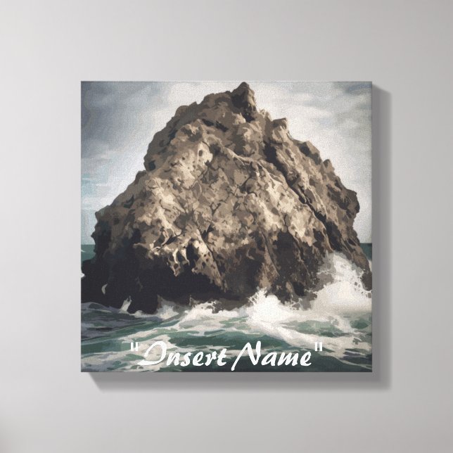Ocean's Sentinel Canvas Print (Front)