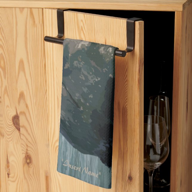 Ocean's Sentinel Tea Towel (Thirds Fold)