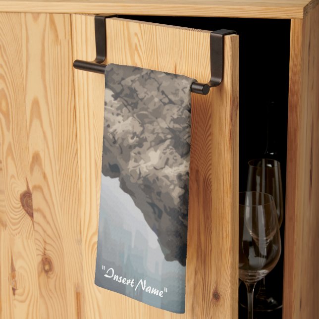 Ocean's Sentinel Tea Towel (Thirds Fold)