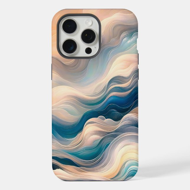 Ocean's Whisper: Calm and Motion Ballet iPhone Case (Back)