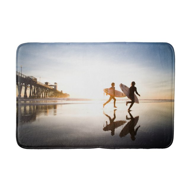 Oceanside Beach Bath Mat (Front)