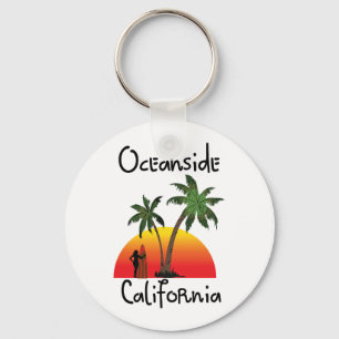 Oceanside California Key Ring