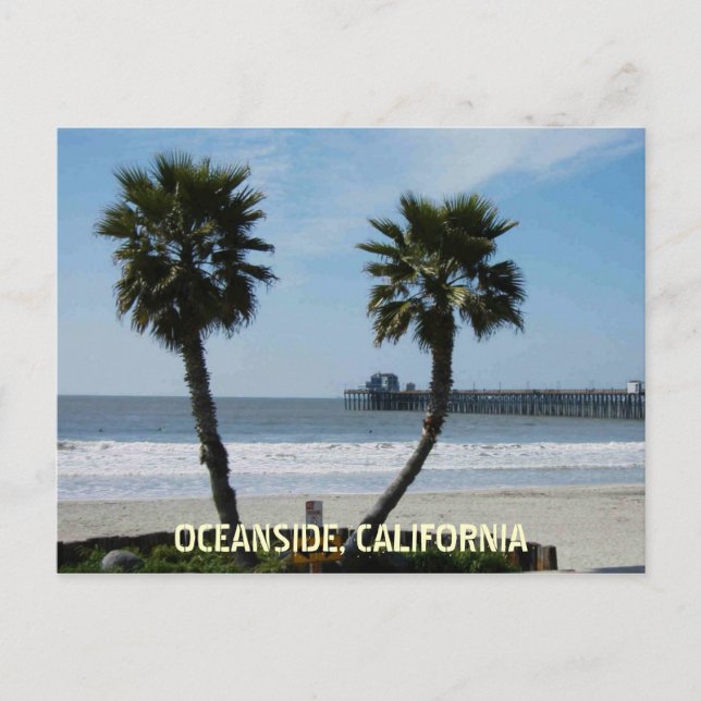 OCEANSIDE, CALIFORNIA POSTCARD (Front)
