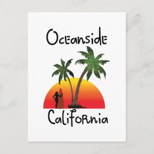 Oceanside California Postcard