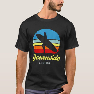 Oceanside California Surf Girl T-Shirt
