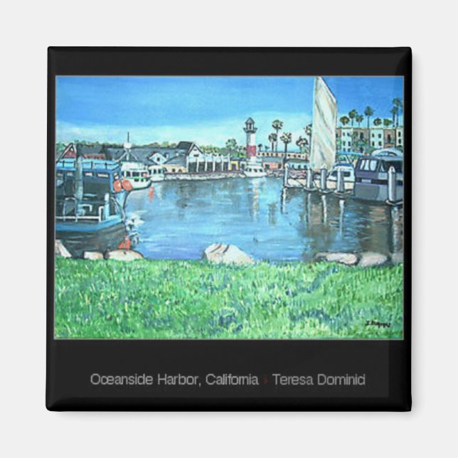 Oceanside Harbour, California Magnet (Front)