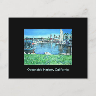 Oceanside Harbour, California Postcard
