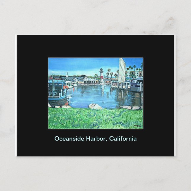 Oceanside Harbour, California Postcard (Front)