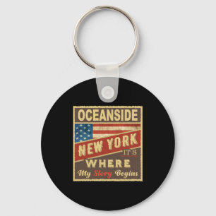 Oceanside Ny Its Where My Story Begins _1  Key Ring
