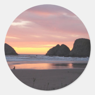 Oceanside, Oregon Classic Round Sticker