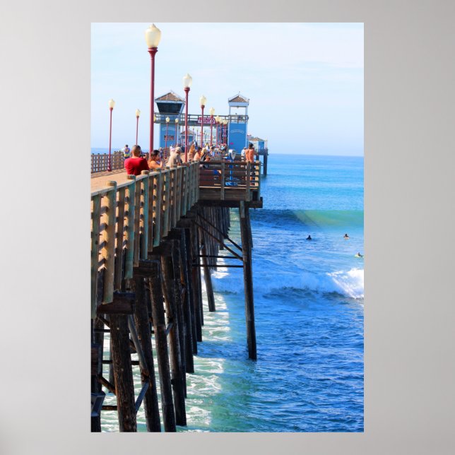 Oceanside Pier, California Poster (Front)