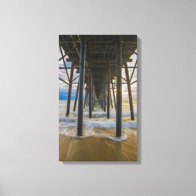 Oceanside Pier Canvas Print (Front)