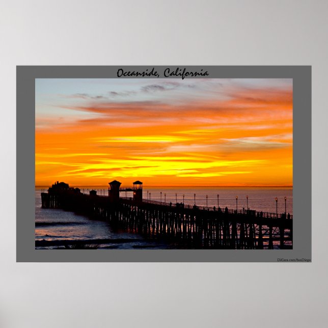 Oceanside Pier Poster (Front)
