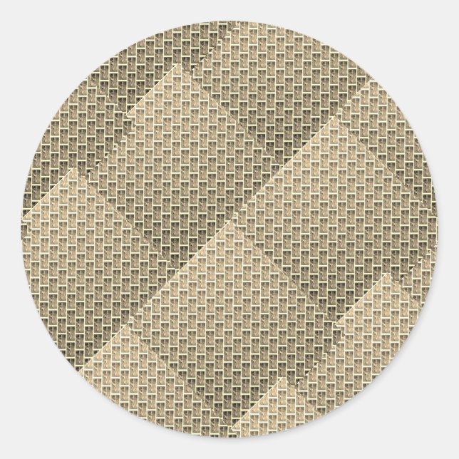 #OCEANSKYILLUSIONS @ #GIFTGIVING #SWAGDESIGNWORLD CLASSIC ROUND STICKER (Front)