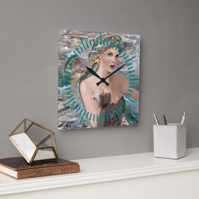 Oceanus Daughter Wall Clock (Office)