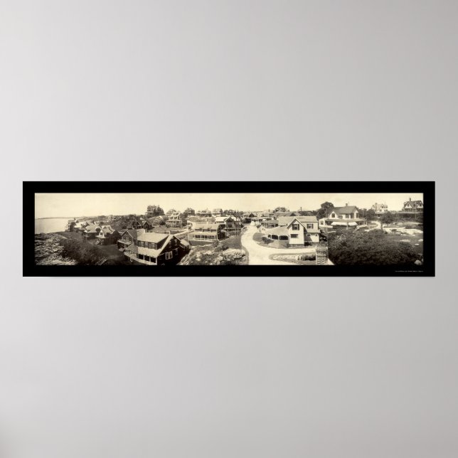 Oceanview Marblehead Photo 1908 Poster (Front)