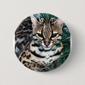 Ocelot 6 Cm Round Badge