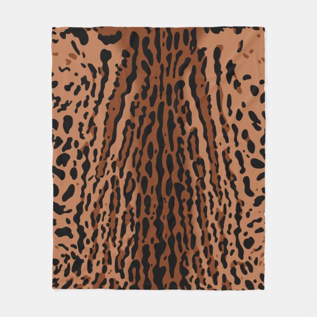 ocelot fleece blanket (Front)