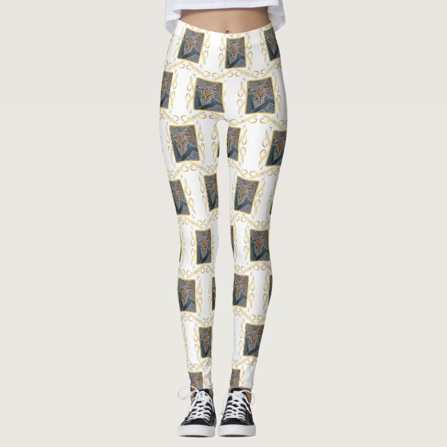 Ocelot Framed Leggings (Front)