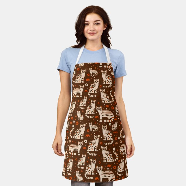 Ocelot Pattern Apron (Worn)