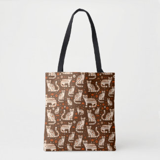 Ocelot Pattern Tote Bag