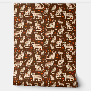Ocelot Pattern Wallpaper