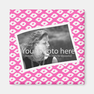 Ocelot Photo Frames - Pink Magnet