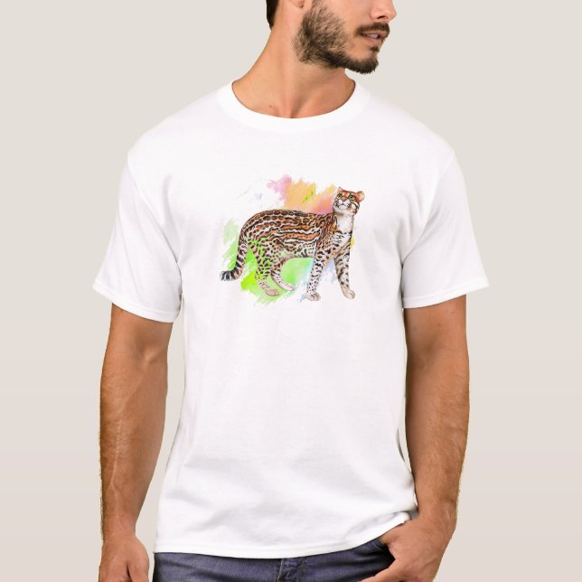 Ocelot T Shirt (Front)
