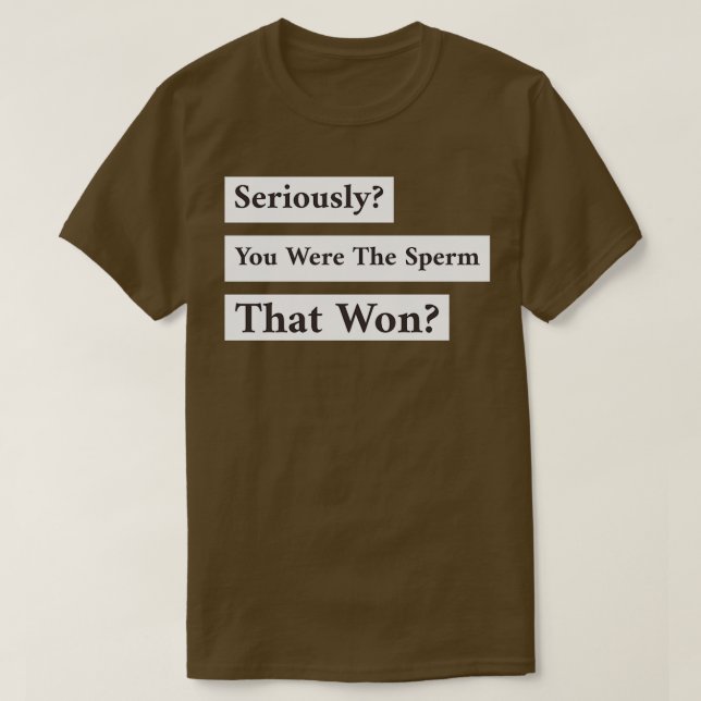 Och Dear Seriously T-Shirt (Design Front)