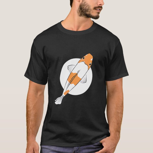 Ochiba Koi Fish Brocaded Carp Nishikigoi Pond Amur T-Shirt (Front)