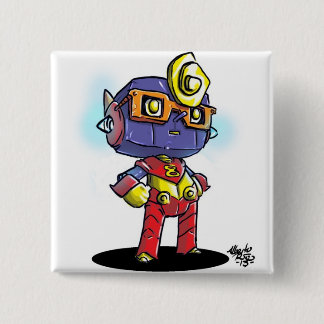 Ocho 15 Cm Square Badge