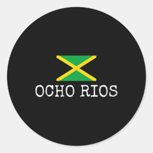 Ocho Rios Country Jamaica Family Trip Jamaicans Me Classic Round Sticker