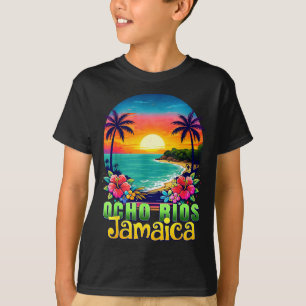 Ocho rios jamaica beach tropical sunset summer T-Shirt