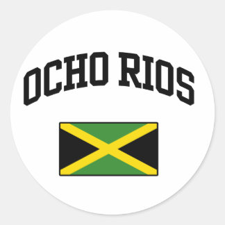 Ocho Rios Jamaica Classic Round Sticker