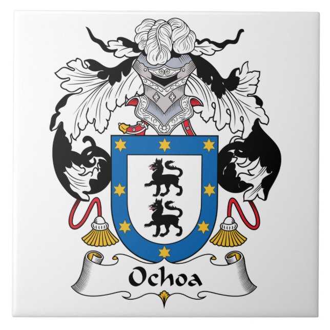 Ochoa Family Crest Tile (Front)