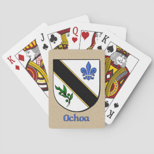 Ochoa Heraldic Shield Playing Cards