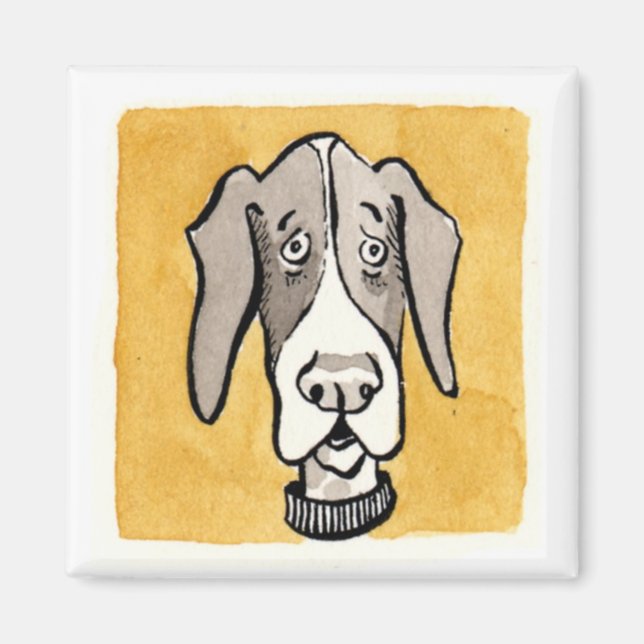 Ochre D Magnet (Front)