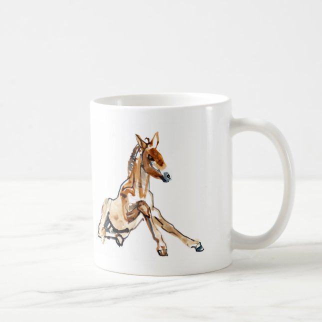Ochre Foal Coffee Mug (Right)