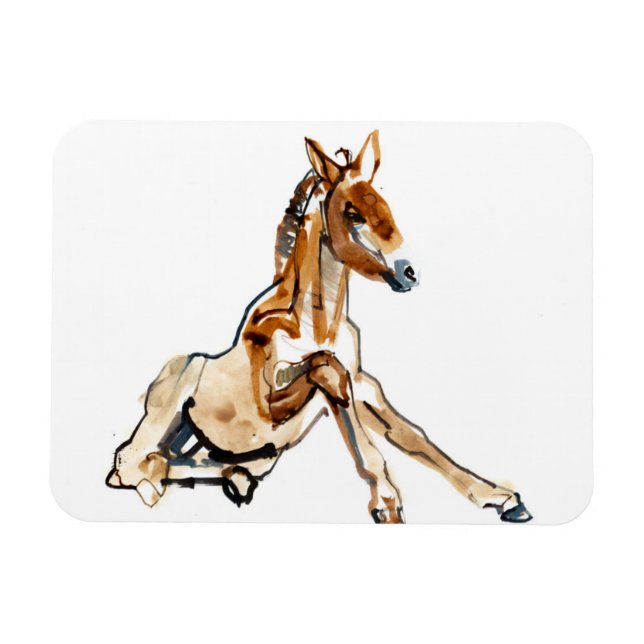 Ochre Foal Magnet (Horizontal)