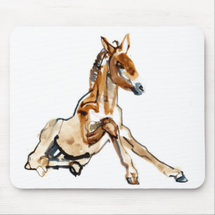 Ochre Foal Mouse Mat