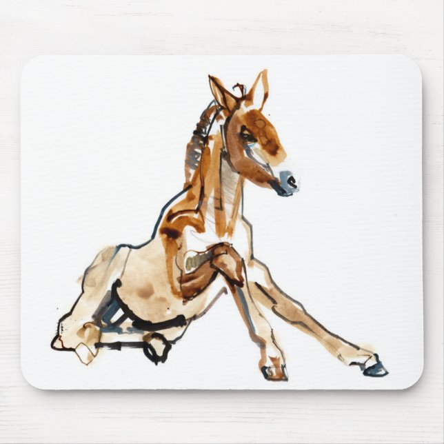 Ochre Foal Mouse Mat (Front)