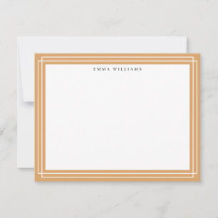 Ochre Frame Note Card