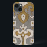 Ochre Ikat I iPhone 13 Case<br><div class="desc">Patterns</div>