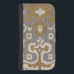 Ochre Ikat I Samsung S4 Wallet Case<br><div class="desc">Patterns</div>